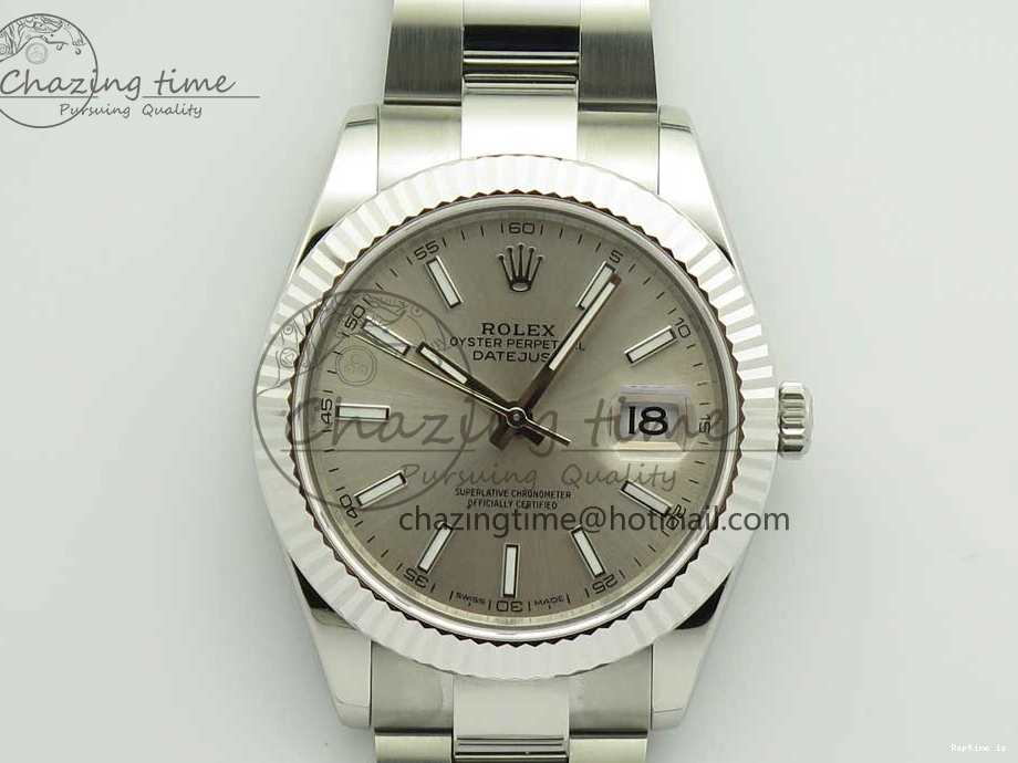 1229 DateJust II 126334 41mm SS BP Maker 1:1 Best Edition Silver Dial Fluted Bezel on Oyster Bracelet SunProtective 3326